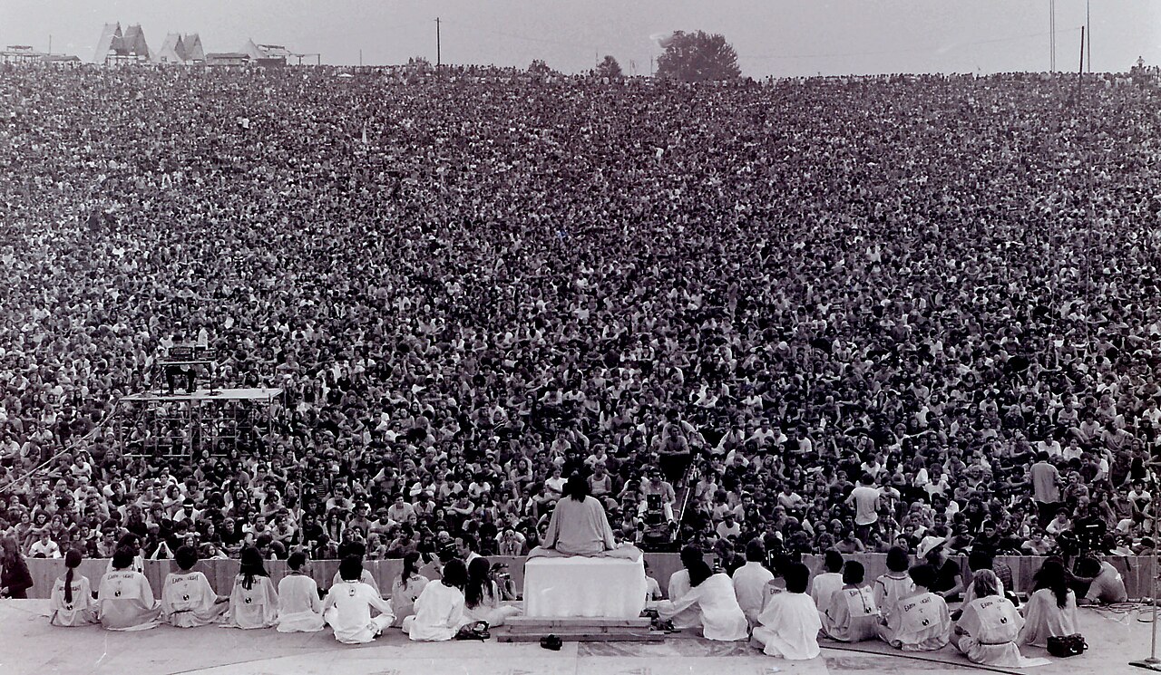 Opening ceremony at Woodstock