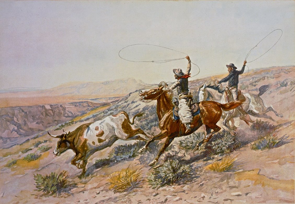 A classic image of the American cowboy