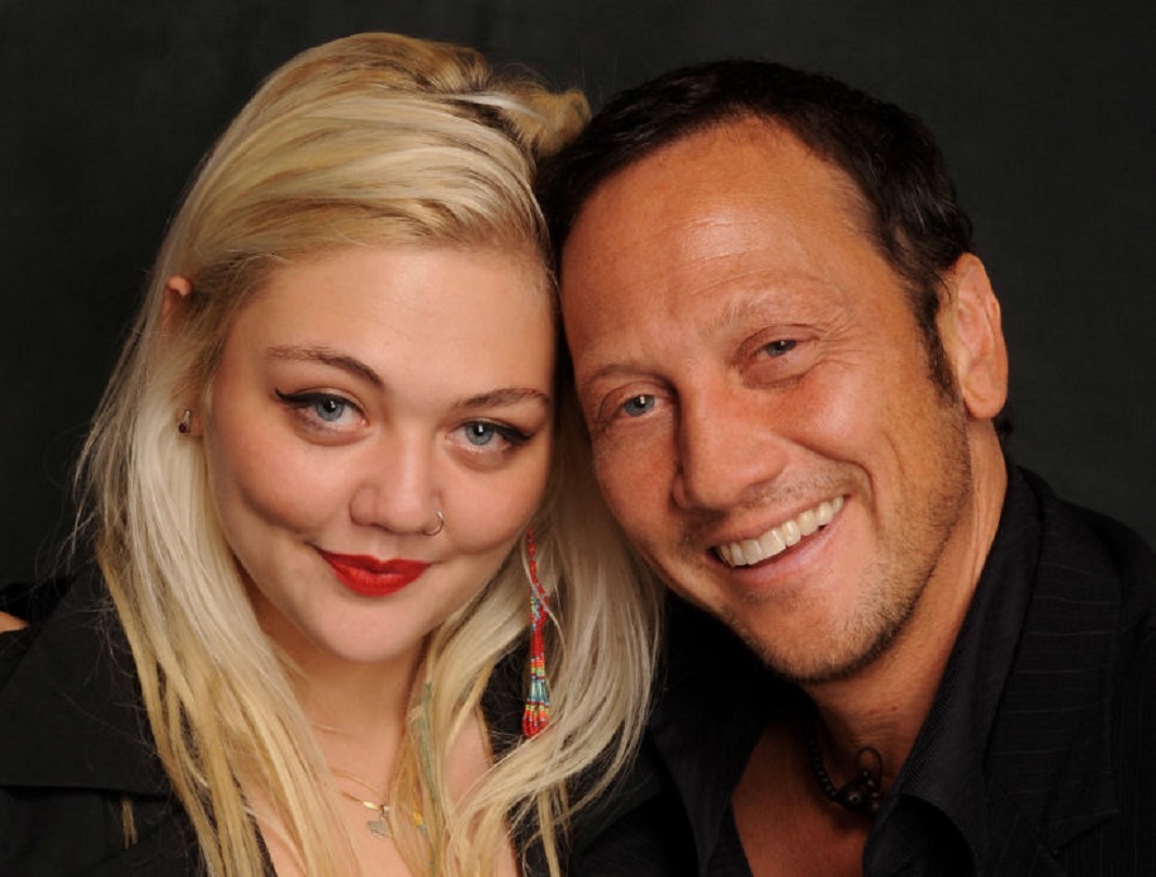 Musician Elle King (L) and her father, comedian Rob Schneider