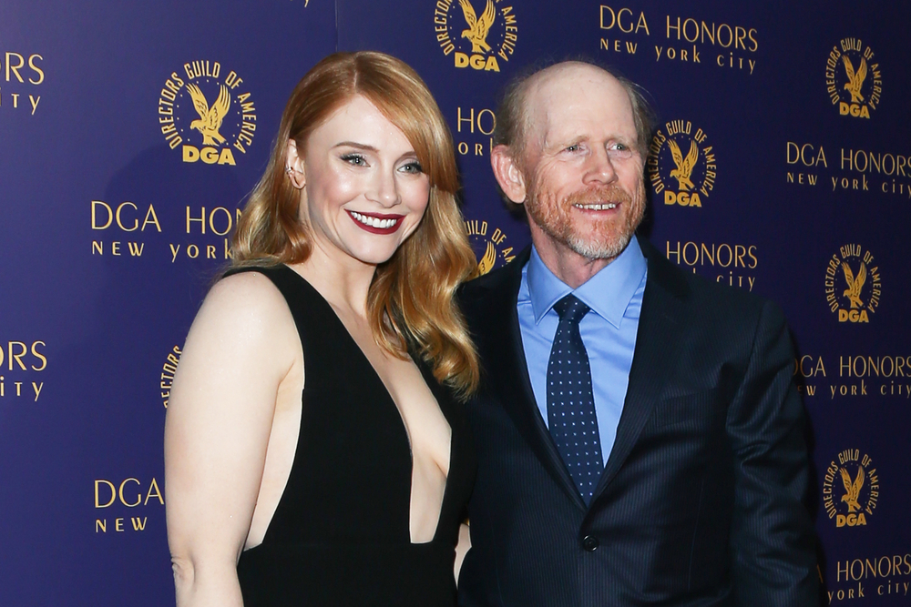 Actress Bryce Dallas Howard and Director Ron Howard attend the DGA Honors Gala 2015