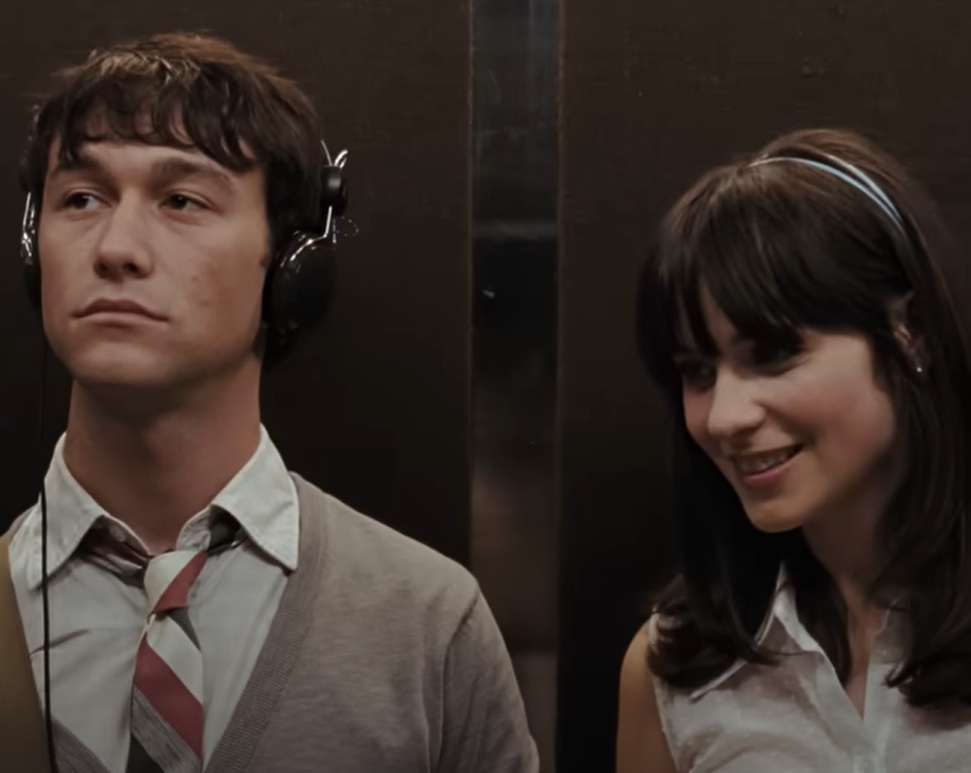 A visually captivating still taken from a pivotal moment in the film 500 Days Of Summer (2009)