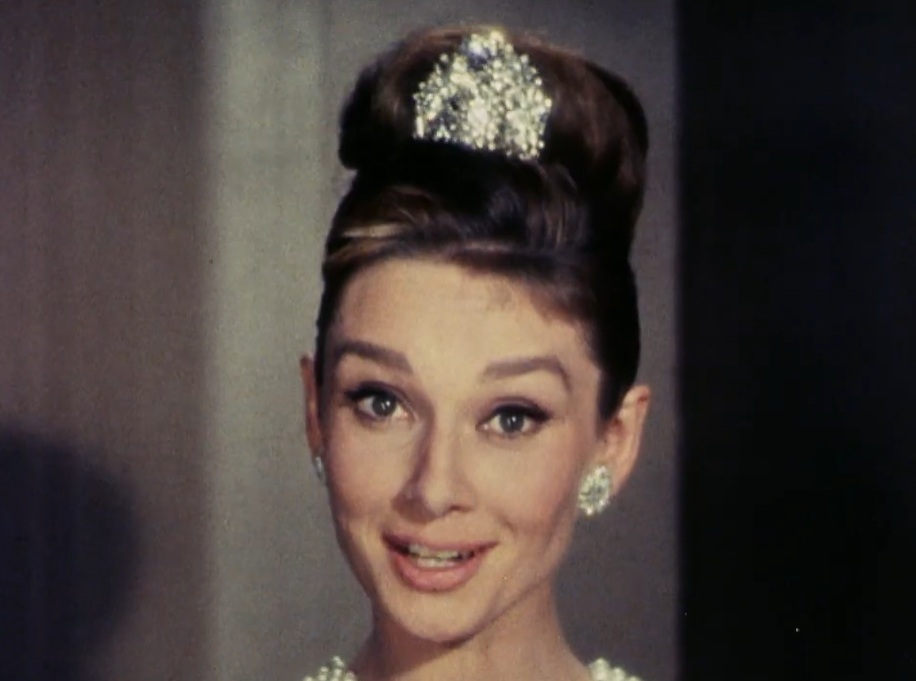 A visually captivating still taken from a pivotal moment in the film Breakfast at Tiffany's (1961)