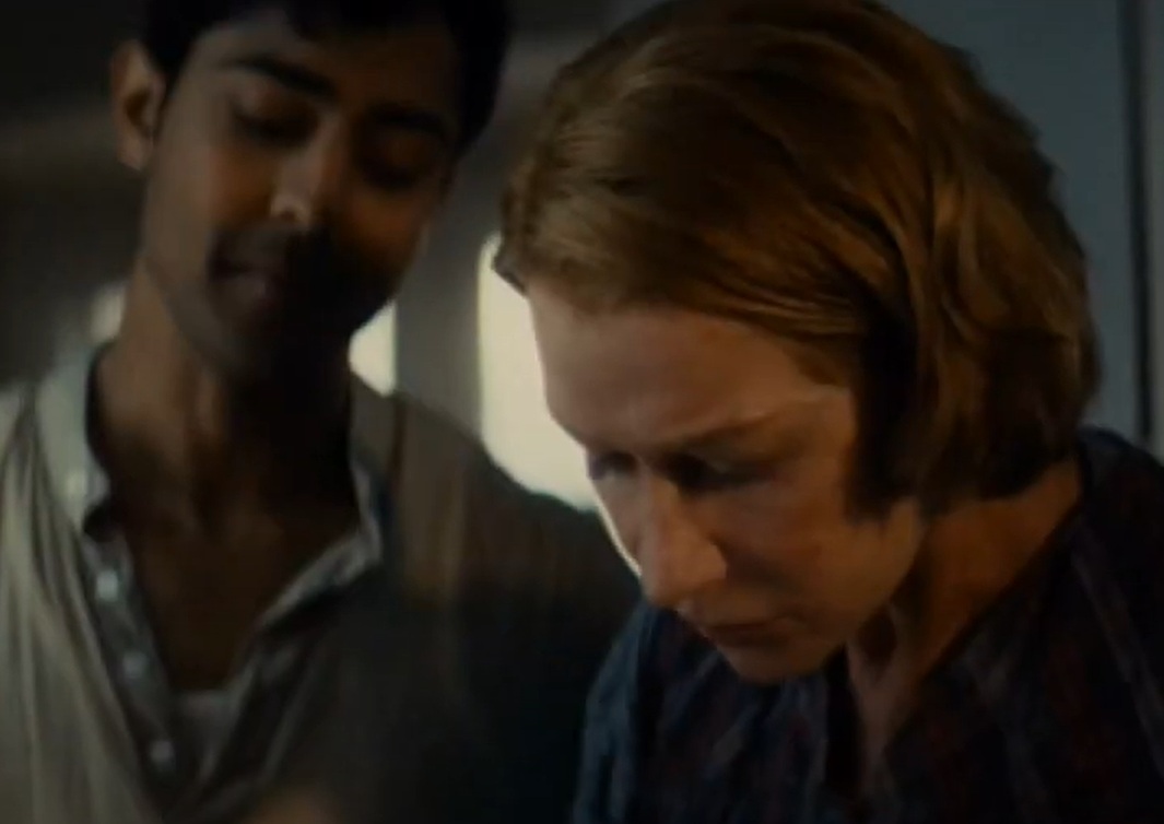 A visually captivating still taken from a pivotal moment in the film The Hundred-Foot Journey (2014)