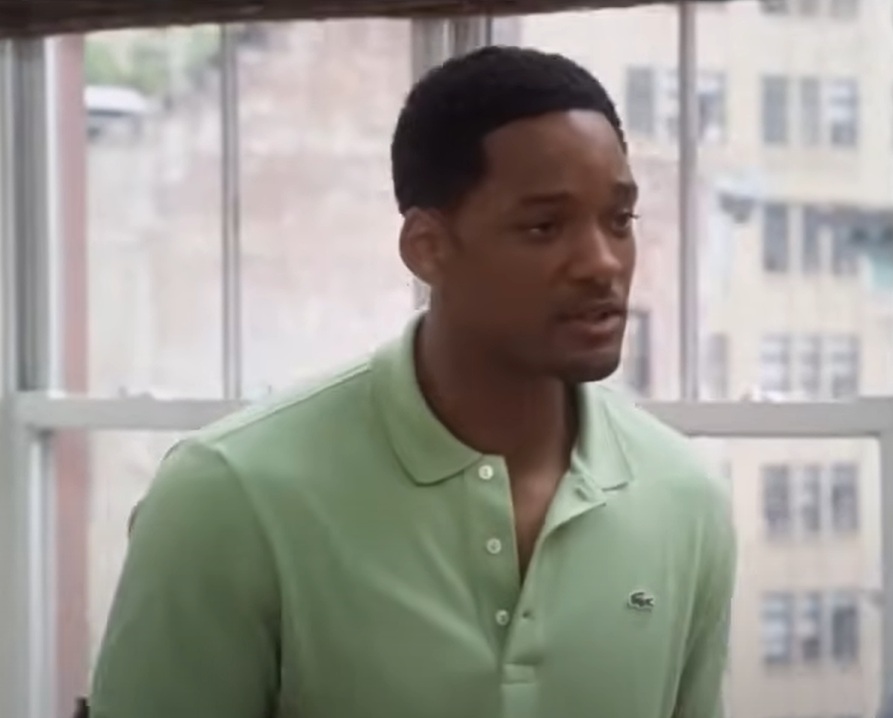 A visually captivating still taken from a pivotal moment in the film Hitch (2005)