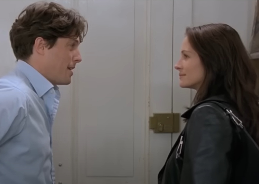 A visually captivating still taken from a pivotal moment in the film Notting Hill (1999)