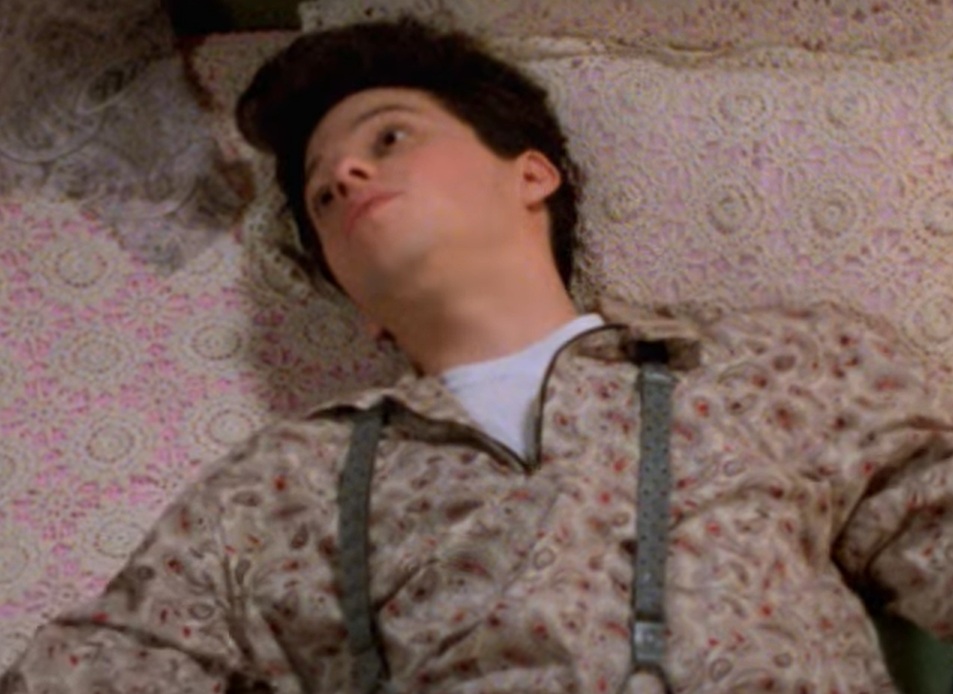 A visually captivating still taken from a pivotal moment in the film Pretty in Pink (1986)