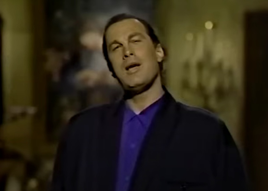 A visually captivating still taken from a pivotal moment in variety show Saturday Night Live (1975-)