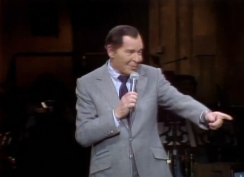 A visually captivating still taken from a pivotal moment in variety show Saturday Night Live (1975-)