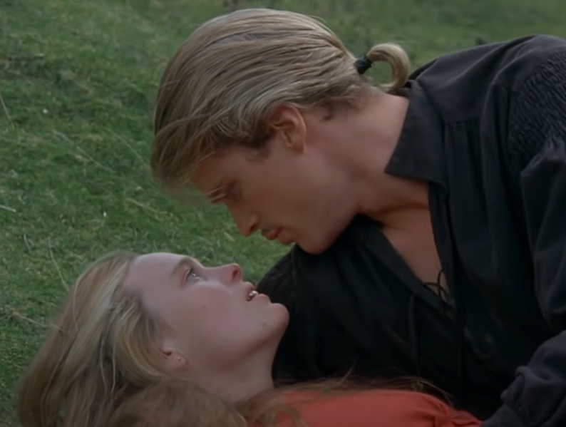 A visually captivating still taken from a pivotal moment in the film The Princess Bride (1987)