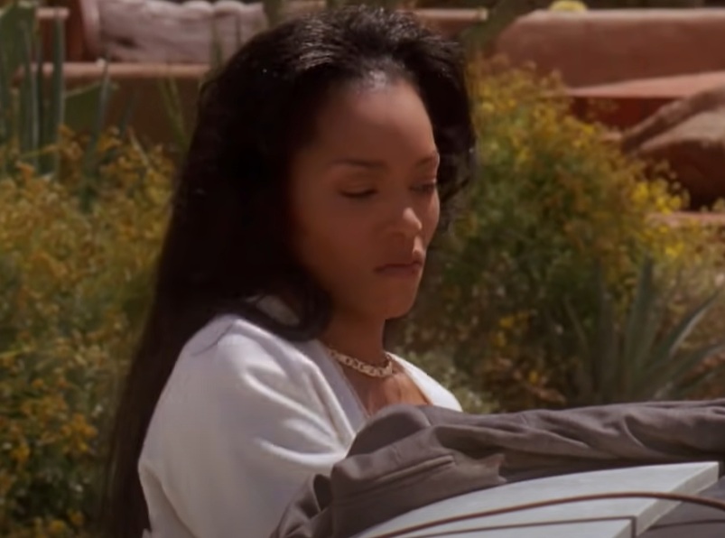 A visually captivating still taken from a pivotal moment in the film Waiting to Exhale (1995)