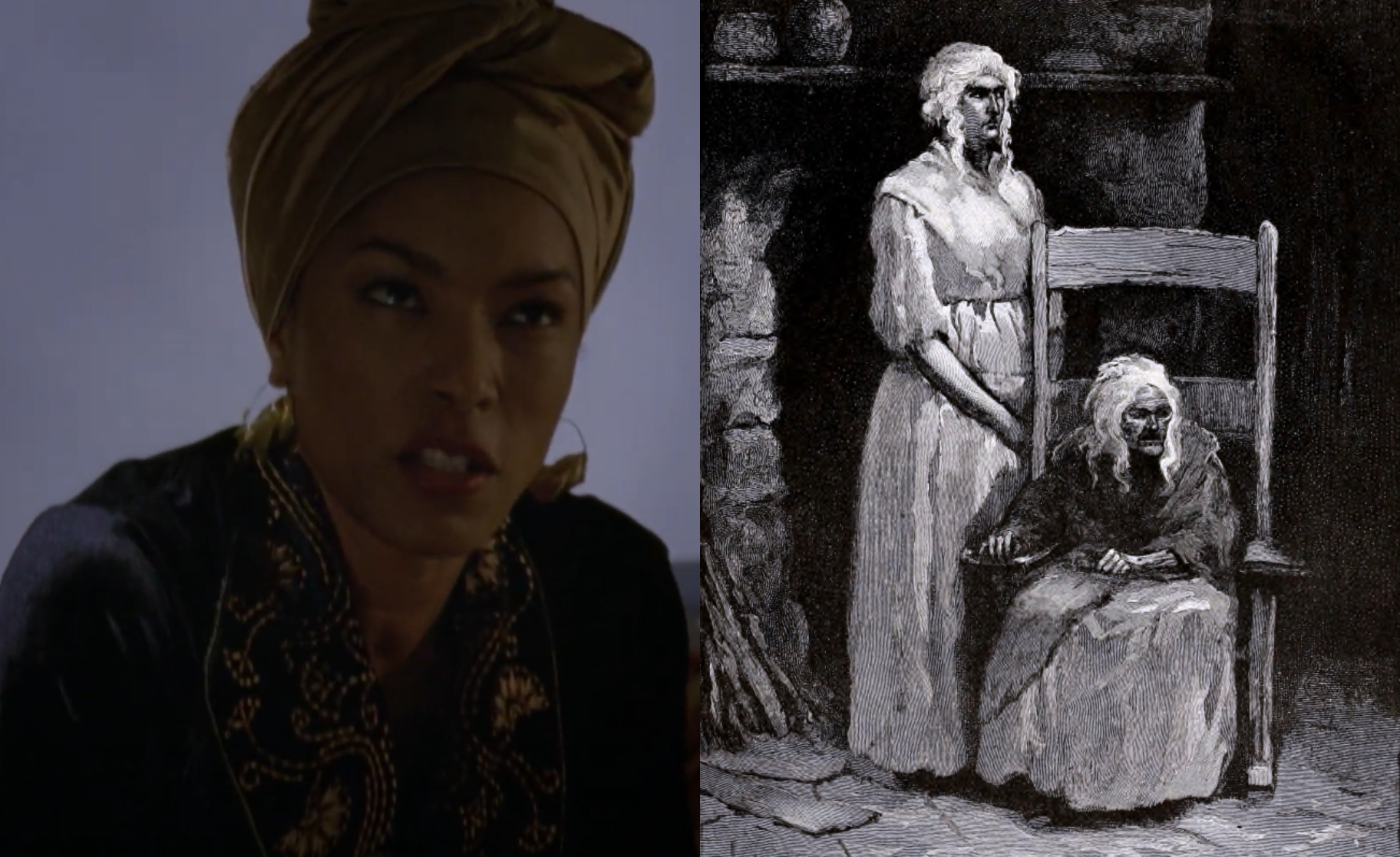 Angela Bassett as  Marie Laveau,   Marie Laveau