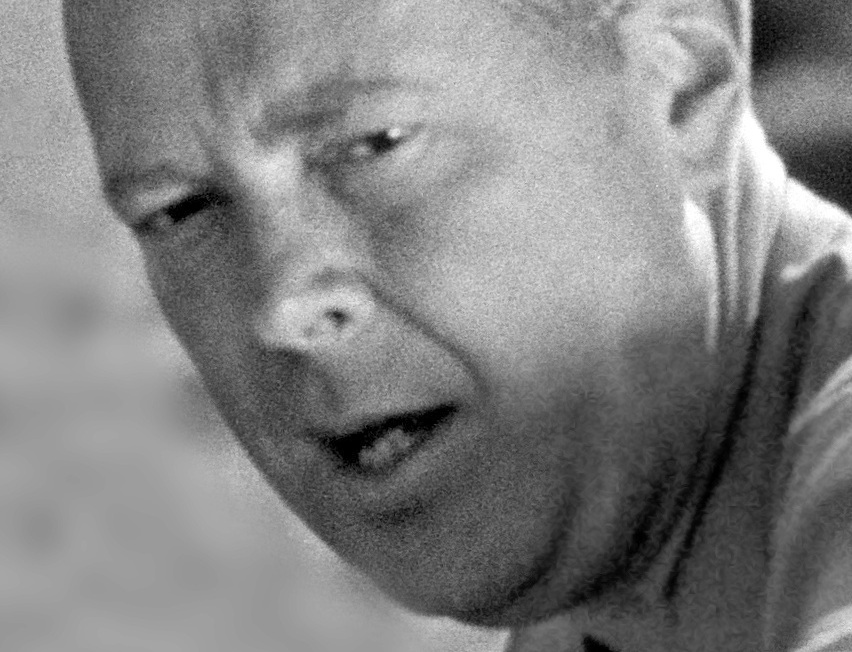 Film director Delbert Mann during the filming of the 1968 American-German film Heidi in Switzerland - 1967