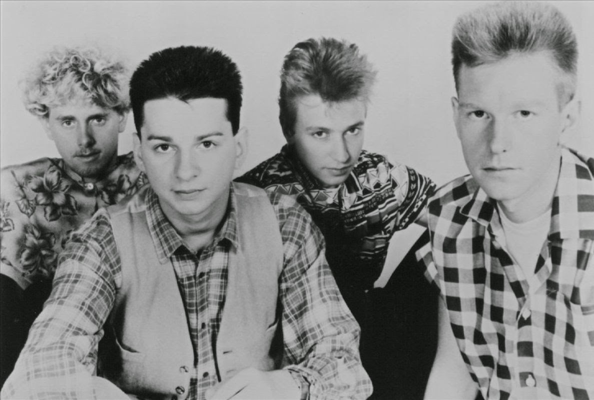 Depeche Mode in a press kit promotional photo