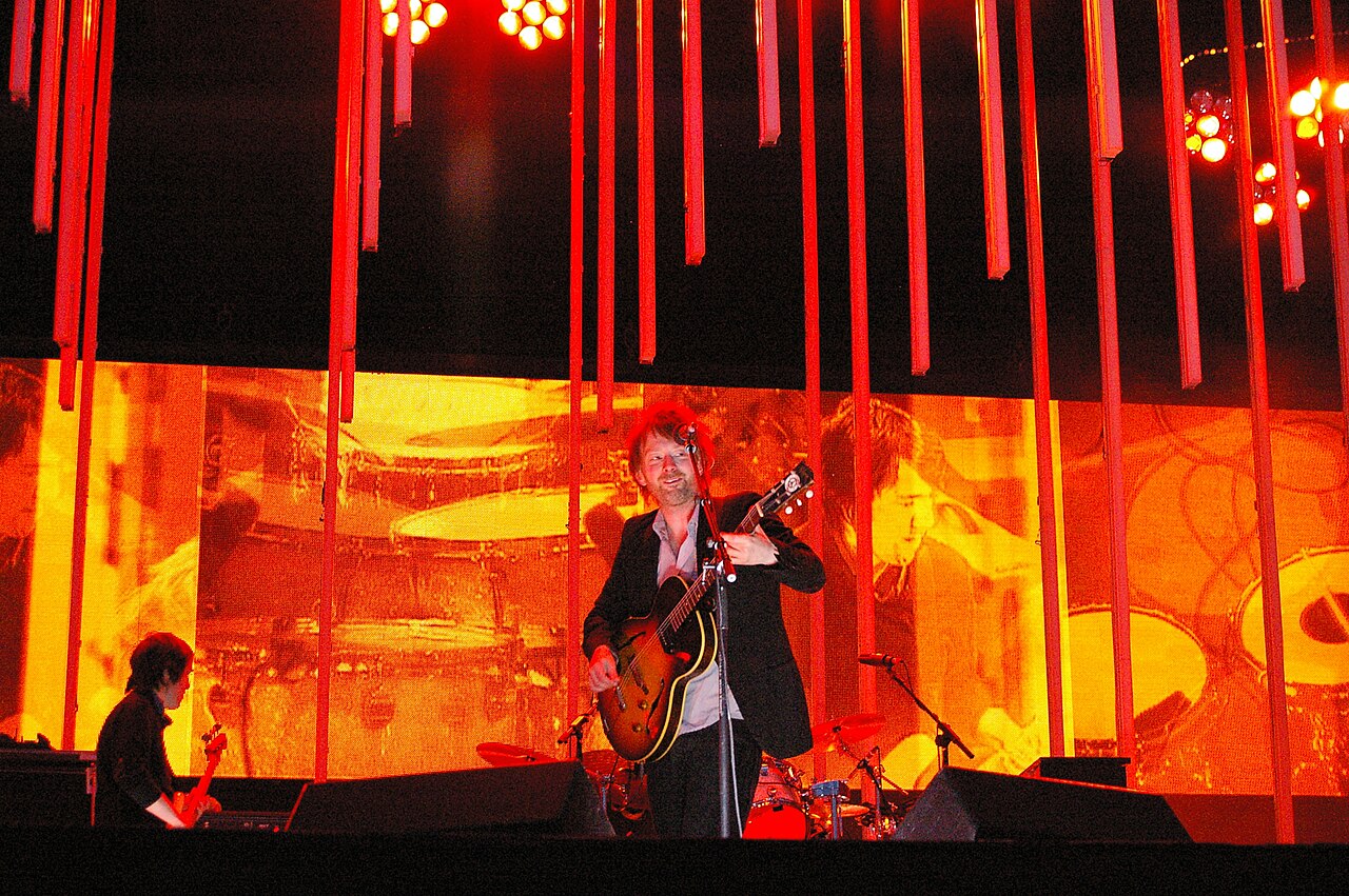 Radiohead at Main Square Festival in July 2008