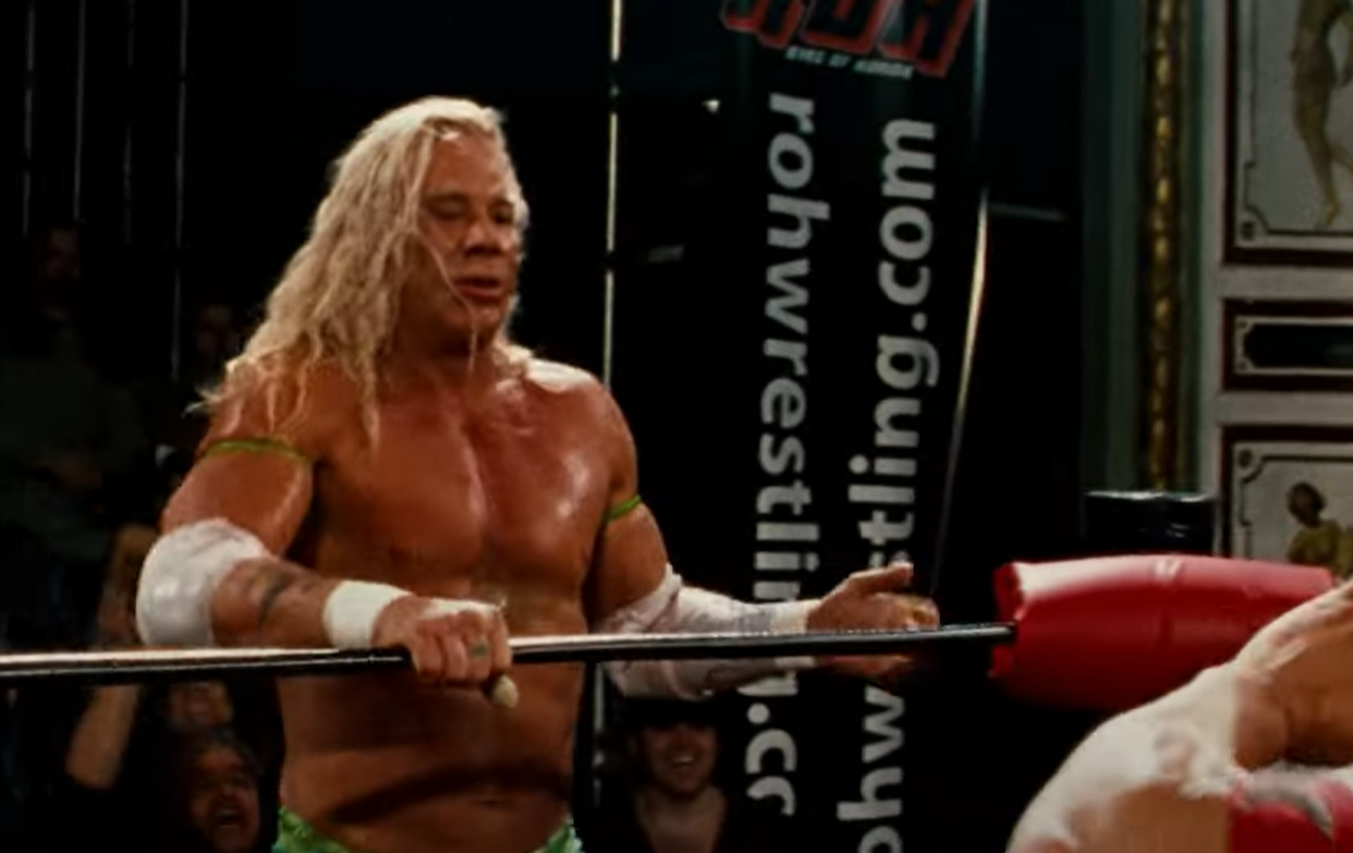 A screenshot of the movie The Wrestler