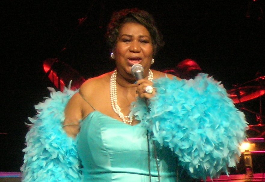 Aretha Franklin performing at the Nokia Theater