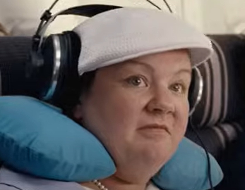 A visually captivating still taken from a pivotal moment in the film Bridesmaids (2011)