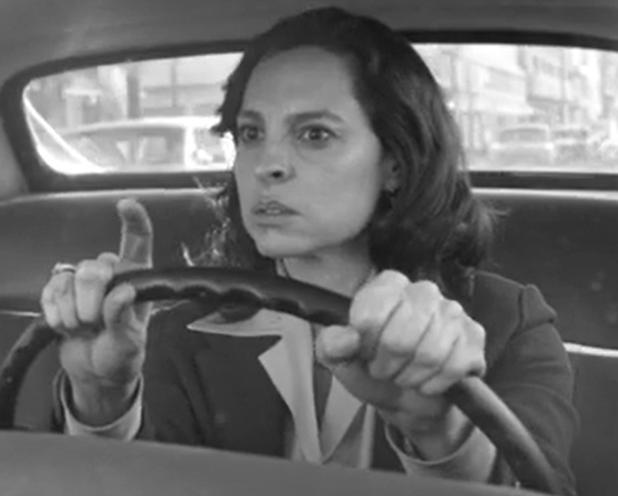 A visually captivating still taken from a pivotal moment in the film Roma (2018)