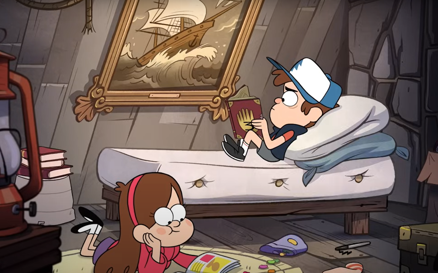 A screenshot of the TV Show Gravity Falls