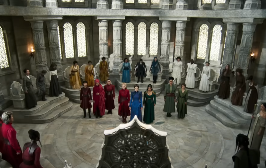 A screenshot of the TV Show The Wheel Of Time