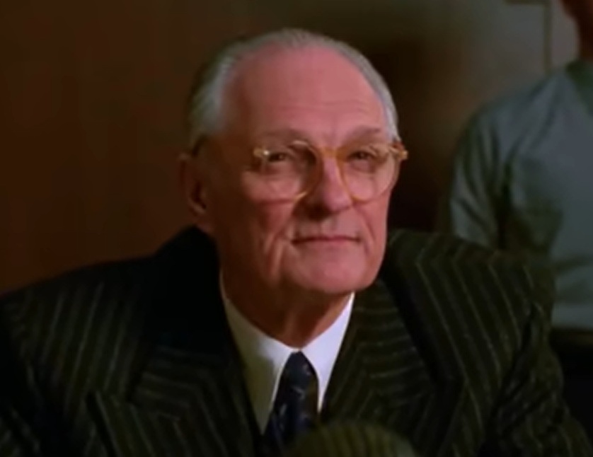 A visually captivating still taken from a pivotal moment in the film The Aviator (2004)