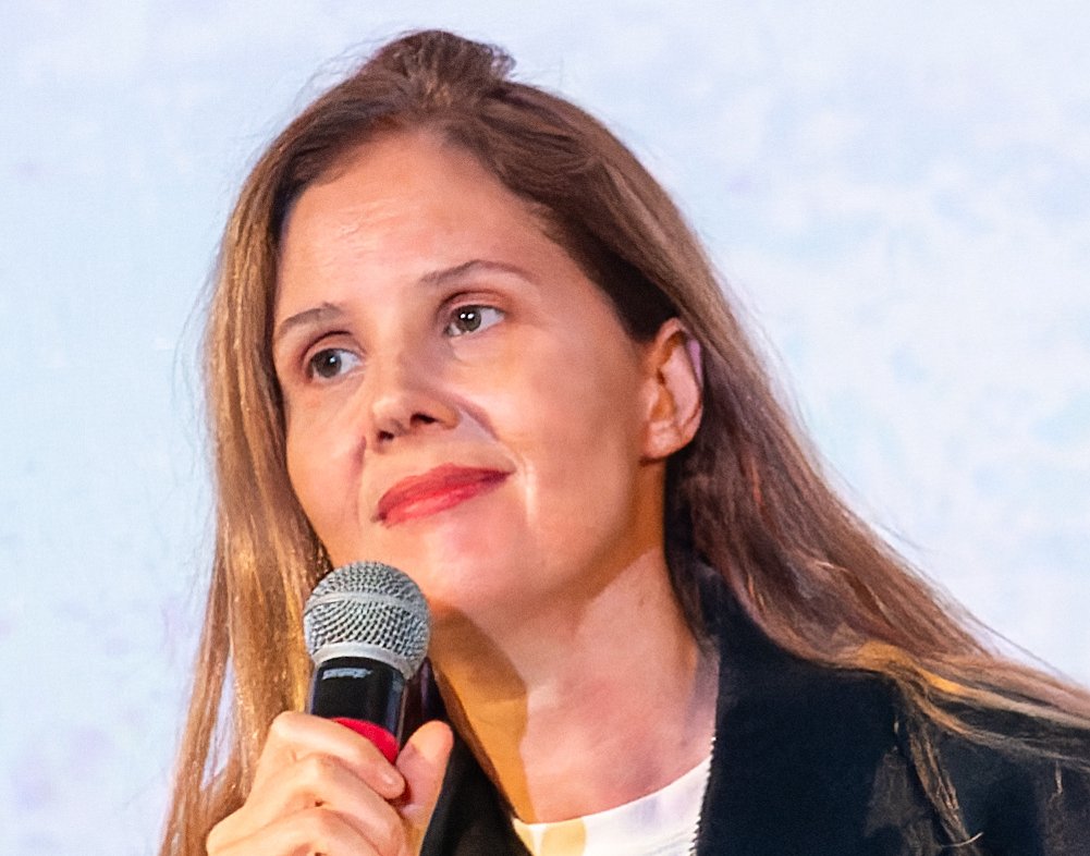 Portrait Photo of French film director, screenwriter, and editor Justine Triet