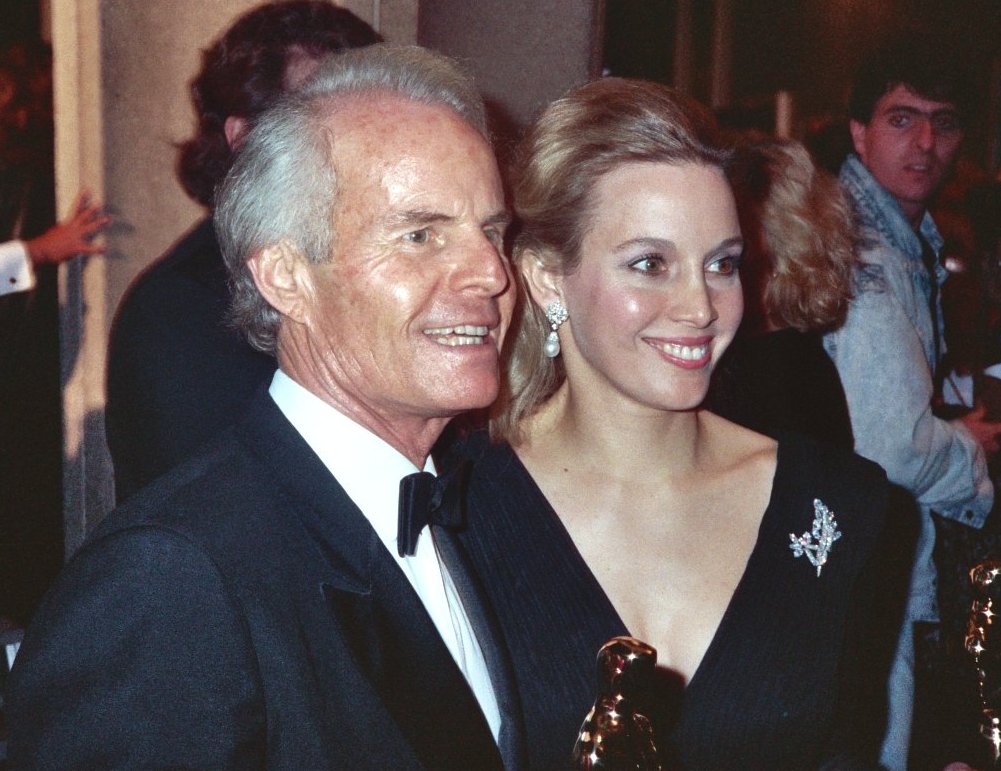 Portrait Painting of Richard and Lily Zanuck at the 1990 Academy Awards