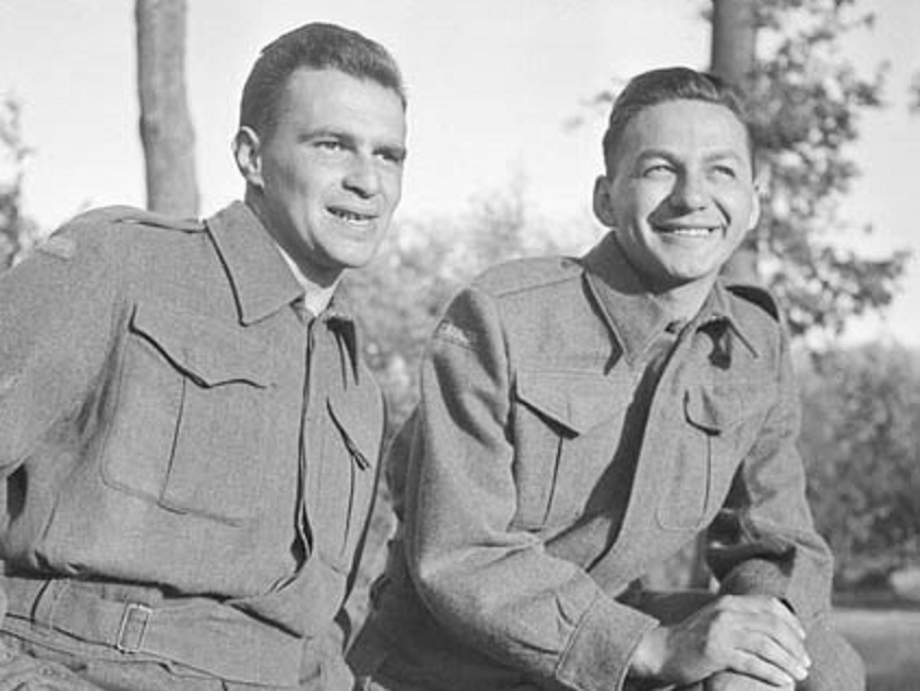 Sergeant Johnny Wayne and Staff-Sergeant Frank Shuster