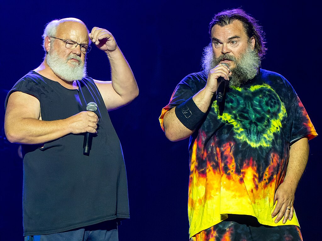 Tenacious D performing at O2 Arena in 2023