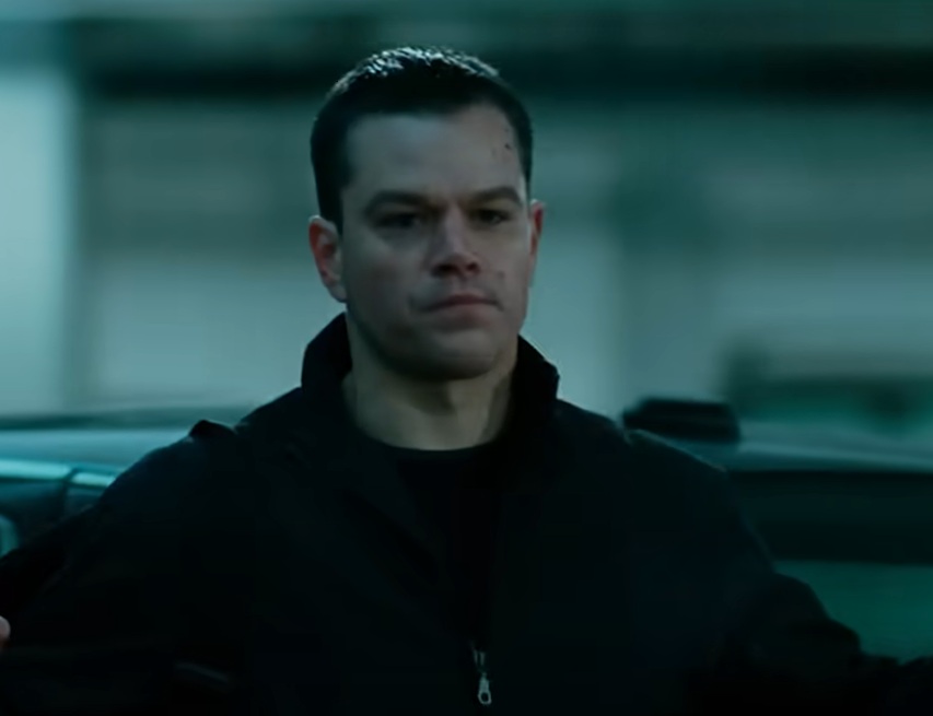 A visually captivating still taken from a pivotal moment in the film The Bourne Ultimatum (2007)