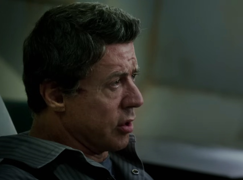 A visually captivating still taken from a pivotal moment in the film Escape Plan (2013)