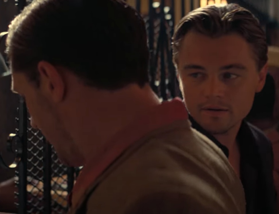 A visually captivating still taken from a pivotal moment in the film Inception (2010)