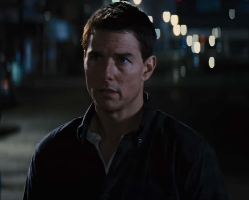 A visually captivating still taken from a pivotal moment in the film Jack Reacher (2012)