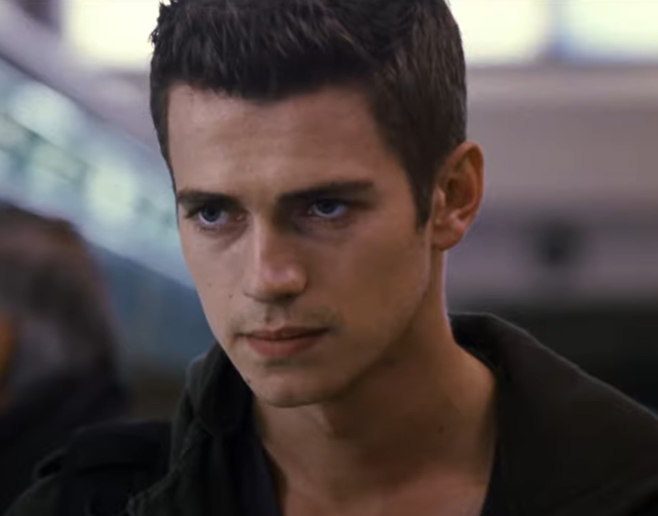 A visually captivating still taken from a pivotal moment in the film Jumper (2008)