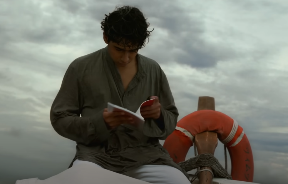 Screenshot of the movie Life of Pi