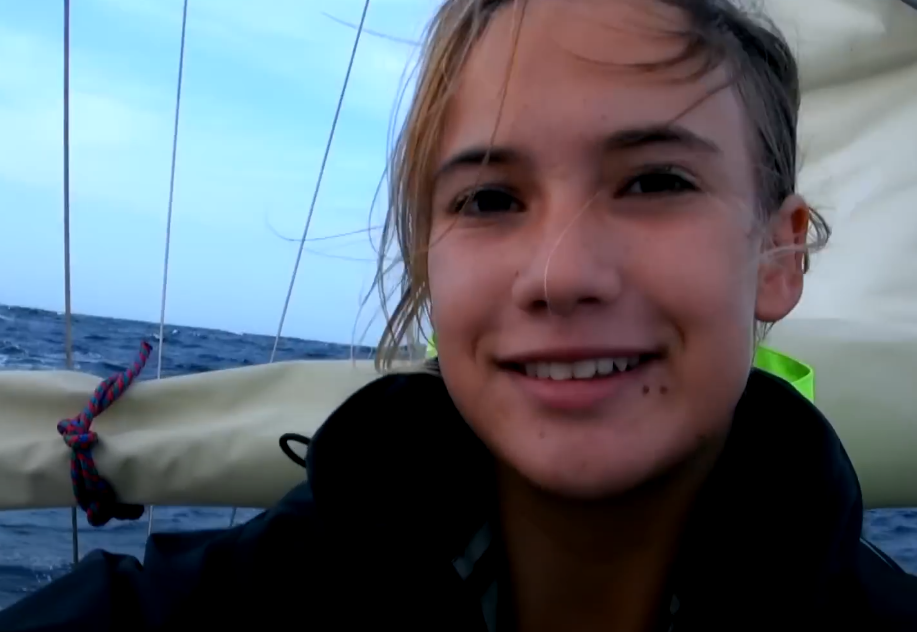 Screenshot of the documentary Maidentrip