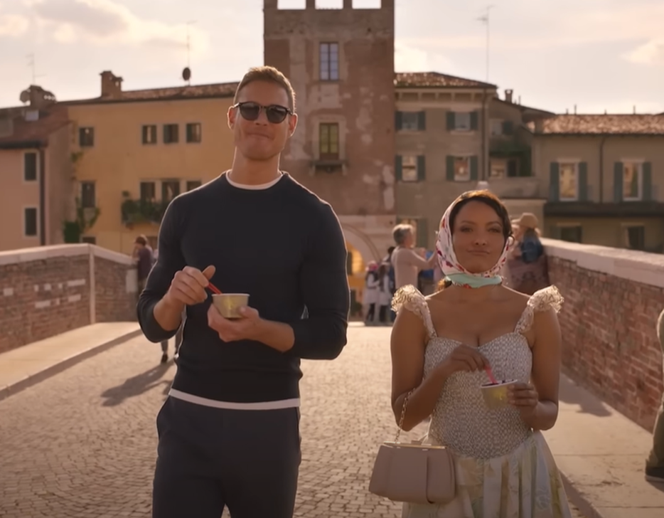 Screenshot from the movie - Love In The Villa (2022)