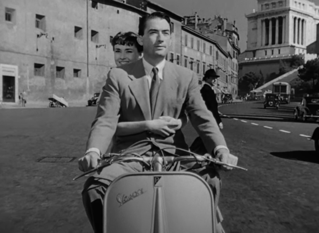 Screenshot from the movie - Roman Holiday (1953)