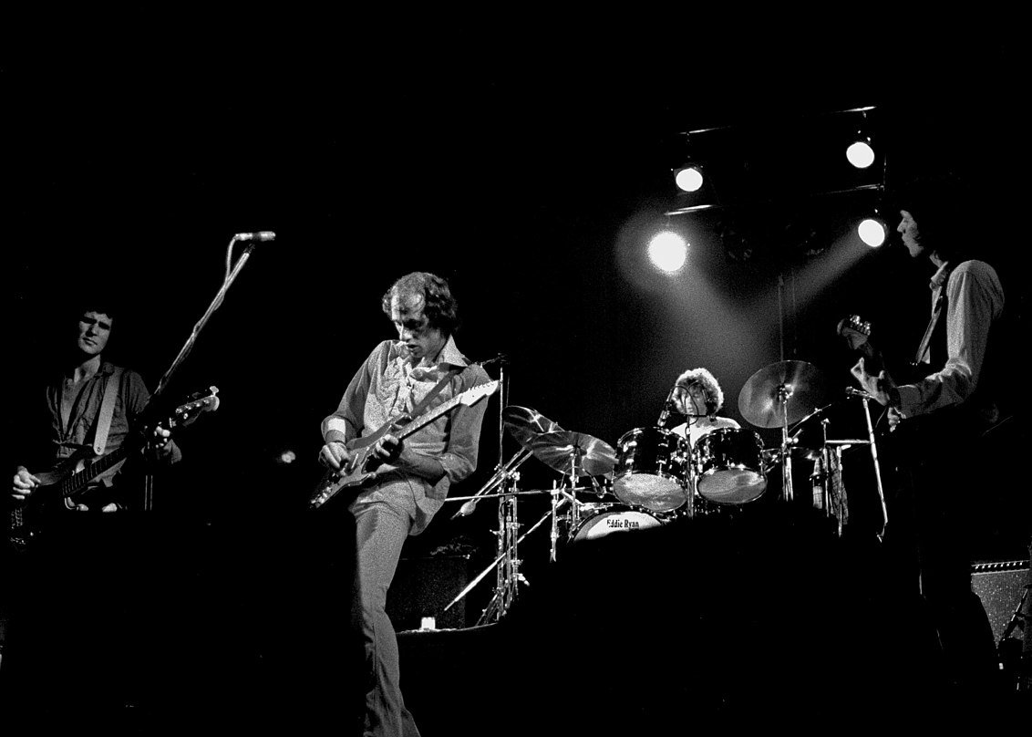 Dire Straits Members perform at Musikhalle Hamburg 28 October 1978