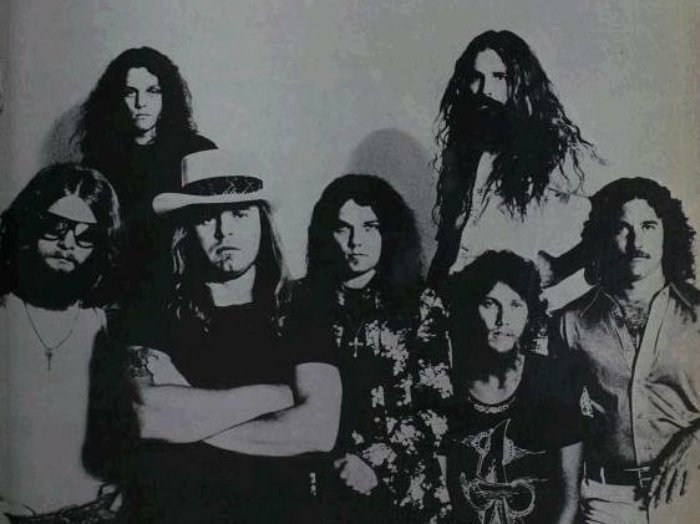 Grayscale Photo Trade ad for Lynyrd Skynyrd's single 