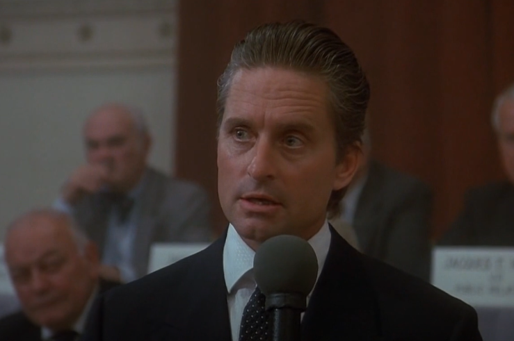 Screenshot of the movie Wall Street