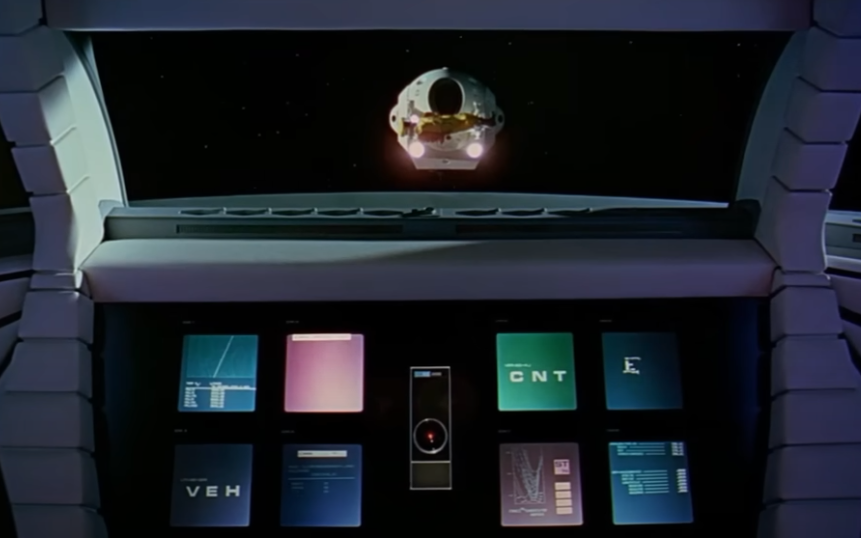 Screenshot of the movie 2001: A Space Odyssey