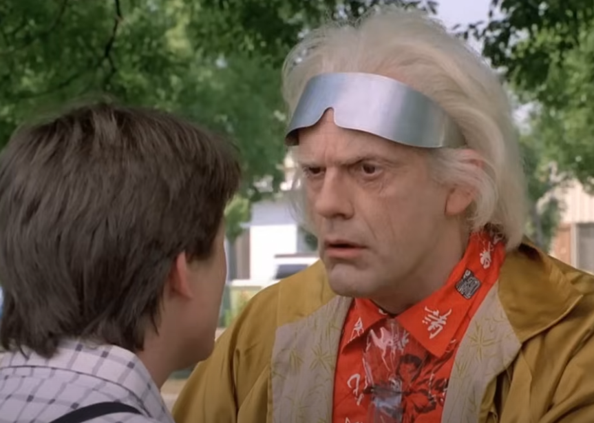 Screenshot of the movie Back to the Future