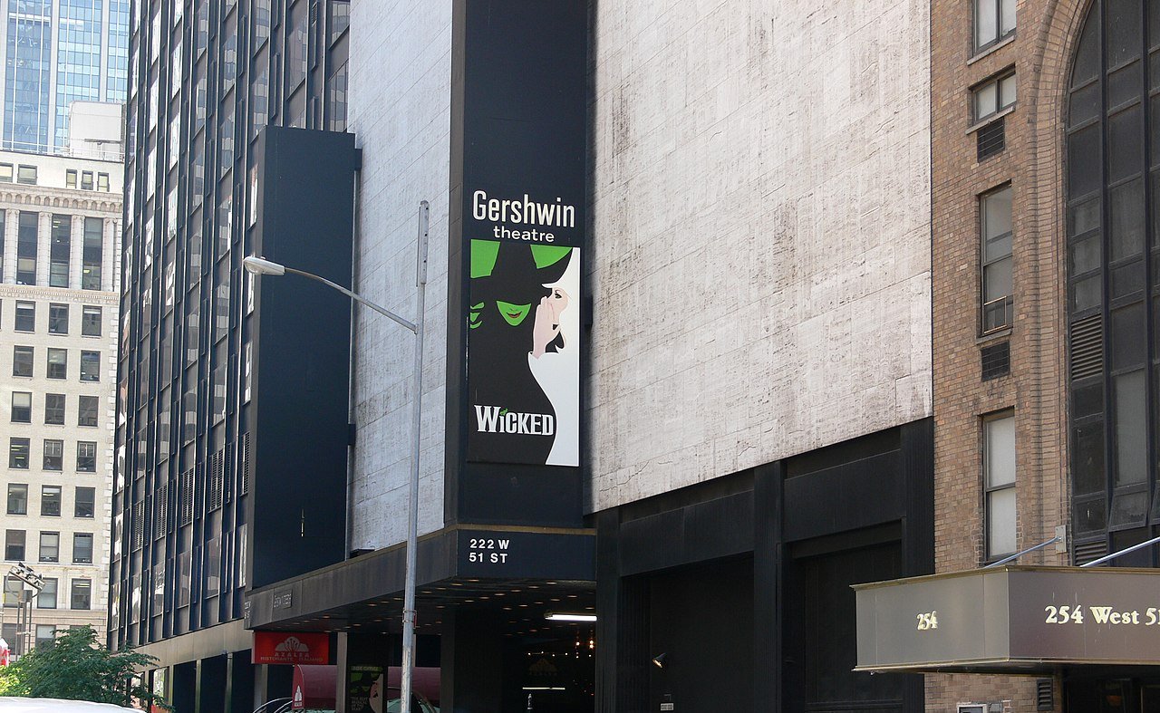 George Gershwin Theatre, showing the musical Wicked