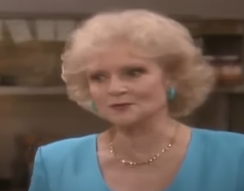 A visually captivating still taken from a pivotal moment in the television sitcom The Golden Palace (1992-1993)