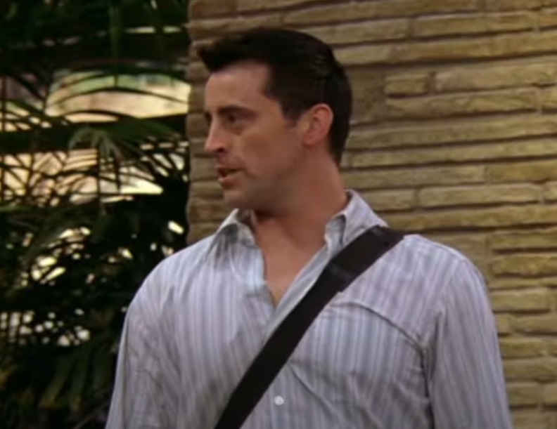 A visually captivating still taken from a pivotal moment in the television sitcom Joey (2004-2006)