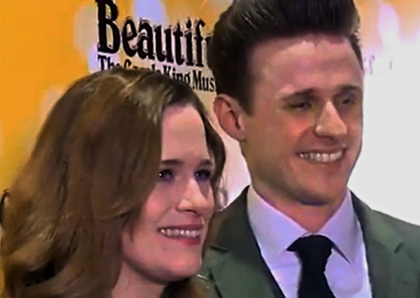 Katie Brayben with Alan Morrissey in Beautiful: The Carole King Musical Opening Night