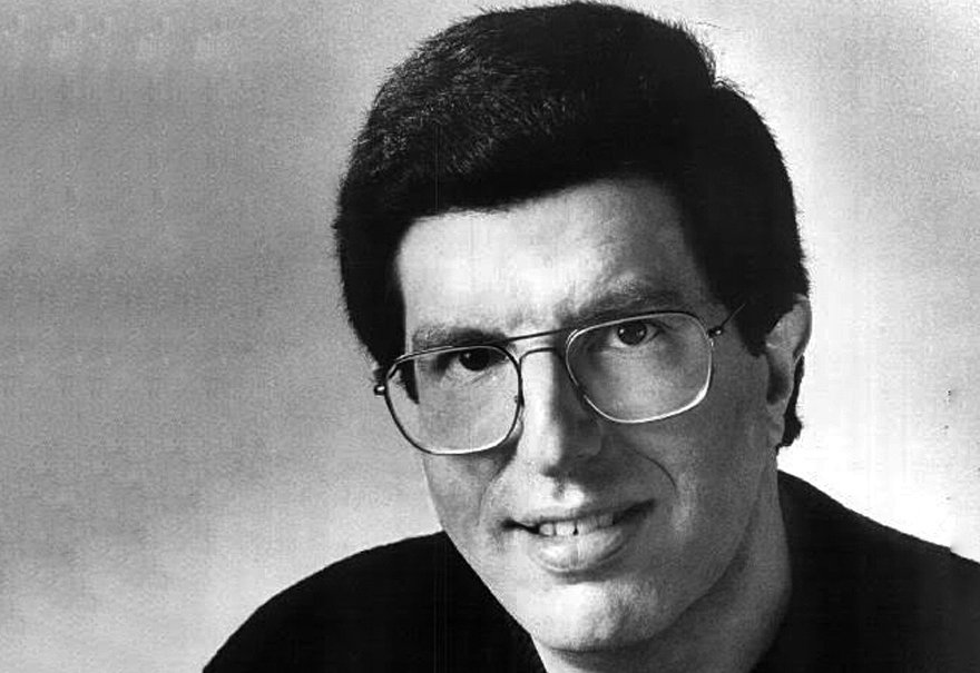 Agency publicity photo of Marvin Hamlisch wearing black shirt