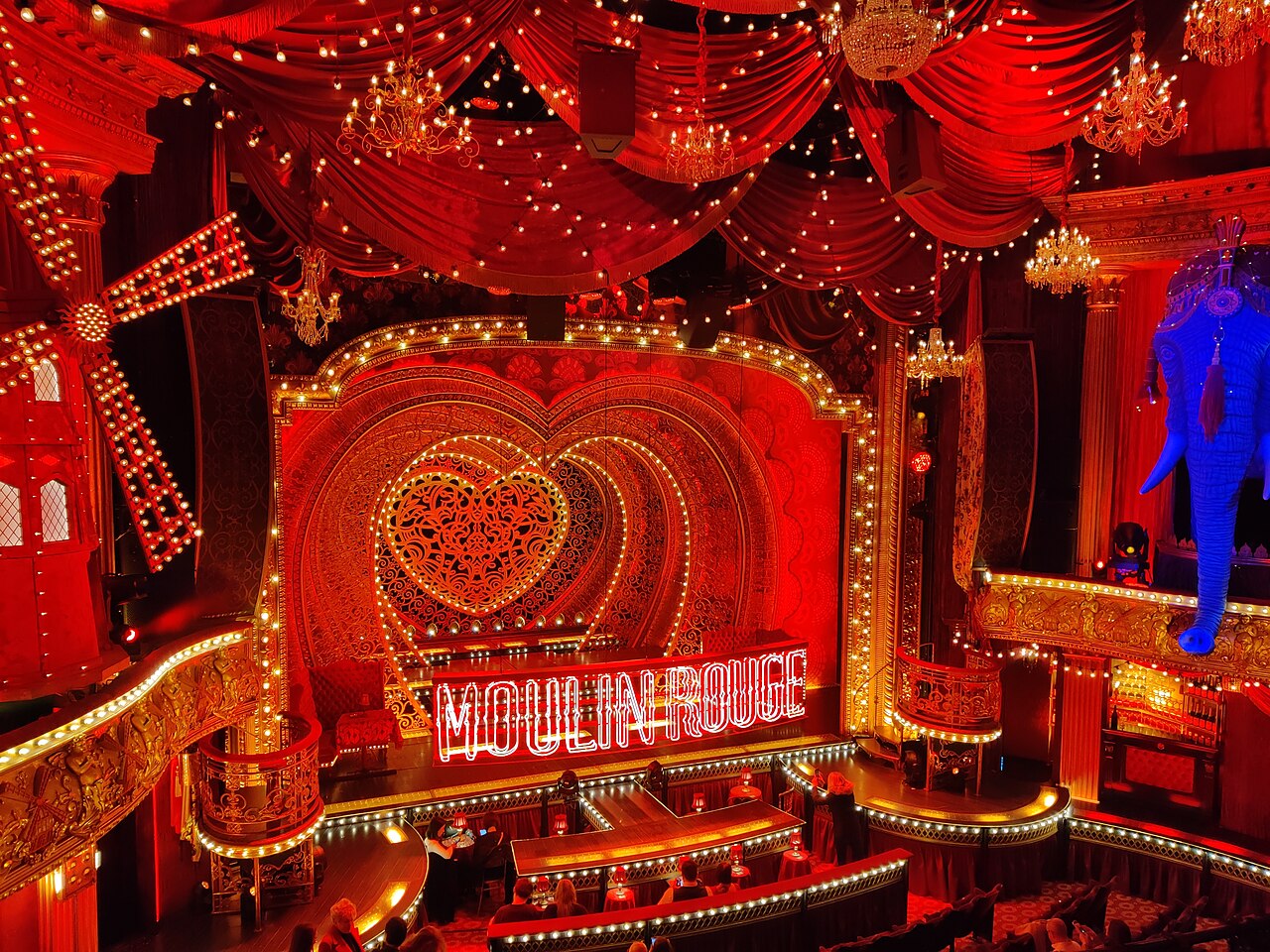 Image of the stage at the Piccadilly Theatre, London