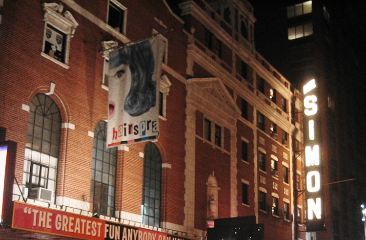 Neil Simon Theatre, showing Hairspray